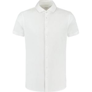 Purewhite Woven Shortsleeve Shirt - White S