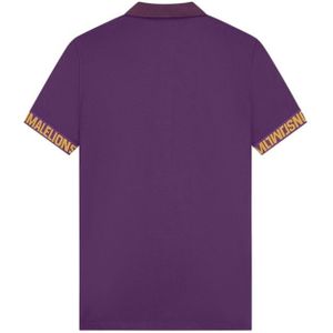 Malelions Venetian Polo - Purple/Gold XS
