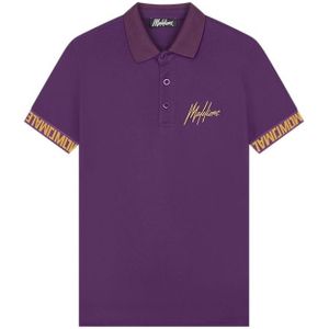 Malelions Venetian Polo - Purple/Gold L