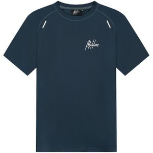 Malelions Sport Padel Pique T-Shirt - Indigo XS