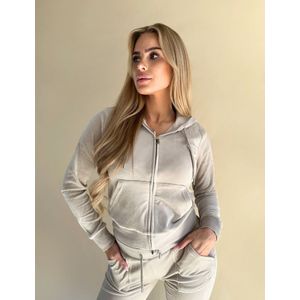 Juicy Couture Cardigan - Fluweel - Robertson - String - Juicy Couture - XXS - Xtra Xtra Small - Cardigan