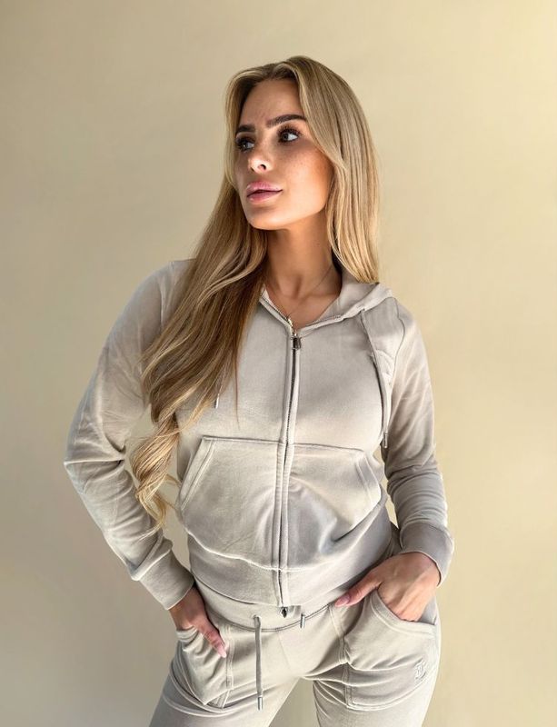 Juicy Couture Cardigan - Fluweel - Robertson - String - Juicy Couture - XXS - Xtra Xtra Small - Cardigan