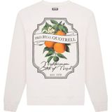 Quotrell Mineola Crewneck - Offwhite/Black M