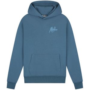 Malelions Signature Drip Hoodie - Blue Slate XS