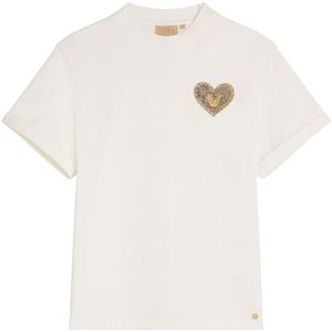 Roxy Beaded T-Shirt - Off White M