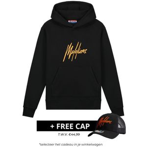 Malelions EK2024 Signature Hoodie - Black/Orange 4XL
