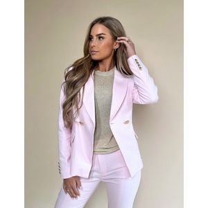 Zoya Blazer - Soft Pink L