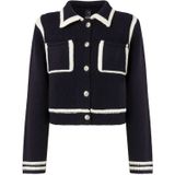 Pinko - Sulcis Cardigan Cordonetto - Cardigan - Print Blue/White