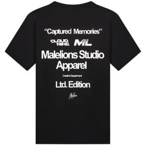 Malelions Women Captured Memories T-Shirt - Black S