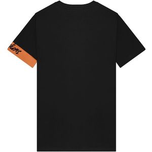Malelions Captain T-Shirt 2.0 - Black/Orange 4XL