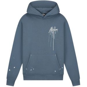 Malelions Oversized Painter Hoodie - Blue Slate - M