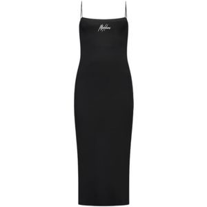 Malelions Women Slip Dress - Black XS