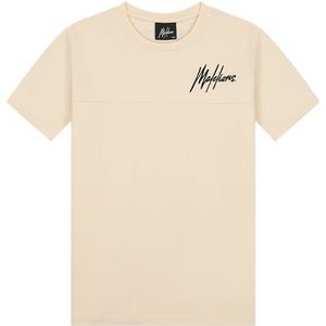 Malelions Kids Sport Counter T-Shirt - Beige 176