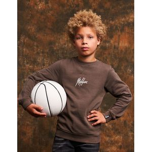 Malelions Kids Split Essentials Sweater - Brown/Beige 104