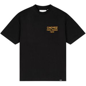 Croyez Gallery Grunge T-Shirt - Black/Yellow XL