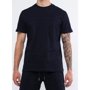Sky Blue 3D Print T-Shirt - Navy XXL