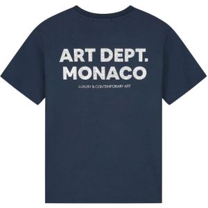 Malelions Women Rhinestone T-Shirt - Midnight Blue XS