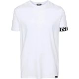 Dsquared2 - Logo Branding - T-shirt - Wit - Regular Fit