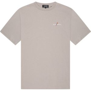 Quotrell Resort T-Shirt - Taupe/Off White XXL