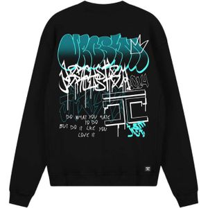 JorCustom Bubble Crewneck Sweater - Black XL