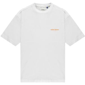 The Initial Tee - Bright White/Abricot XS
