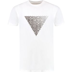 Pure Path Monogram Triangle T-Shirt - Off White