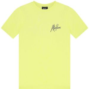 Malelions Kids Wave Graphic T-Shirt - Lime/Dark Slate 92