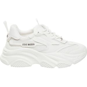Steve Madden Girls Jpossession Sneaker - White