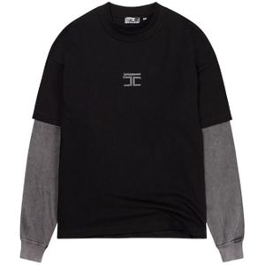 JorCustom Artist Double Layered Longsleeve - Black-Acid XS