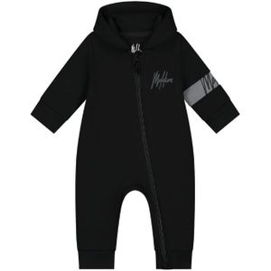 Malelions Baby Captain Tracksuit - Black 9-12M