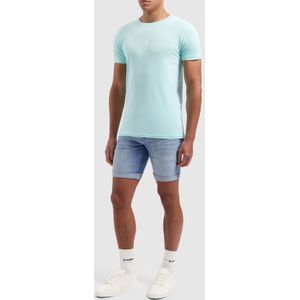 The Steve Skinny Fit Shorts - Denim Light Blue 29