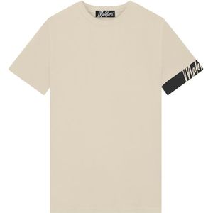 Malelions Captain T-Shirt 2.0 - Beige/Black