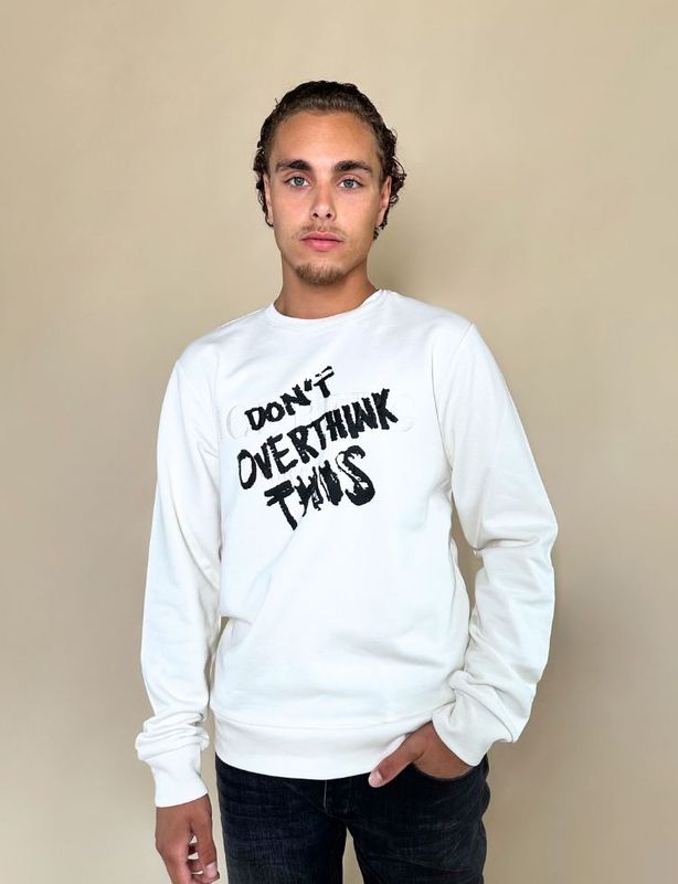 Iceberg Don't Overthink Sweat-Shirt - Vaniglia S