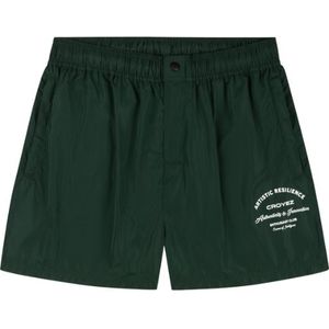 Croyez Enthusiast Club Swim Shorts - Dark Green S