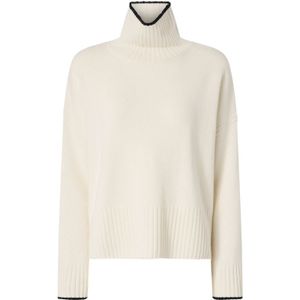 Pinko - Falkland Sweater - Wit - Dames - Wol