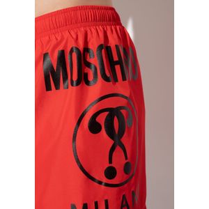 Moschino Double Question Swimshort - Red S