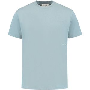 Organic Sideline Wordmark T-Shirt - Blue Grey L