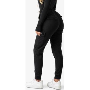 Quotrell Women Casablanca Cargo Pants - Black/White XS