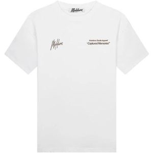 Malelions Dames Captured Memories T-Shirt - White XL