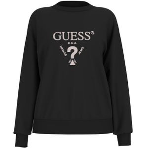 Guess Roberta CN Sweatshirt - Black And Salt Multi XS
