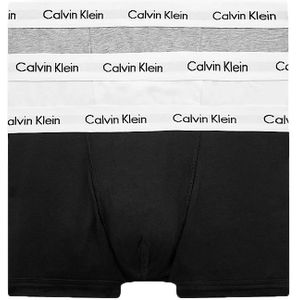 Calvin Klein  Low Rise Trunk 3-Pack  - Black/White/Grey Heather