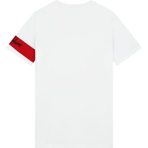 Malelions Captain T-Shirt - White/Red XL