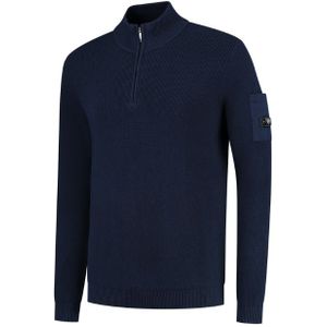 Quotrell D'Azur Knitted Halfzip - Navy