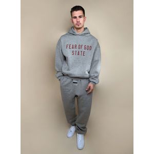 State Essentials Fleece Hoodie - Dark Heather XS