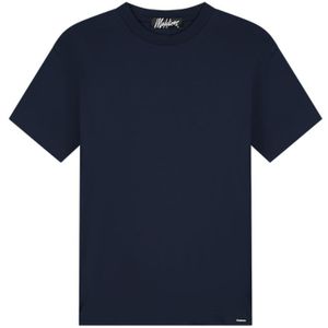 Malelions Mercerized T-Shirt - Navy XXS