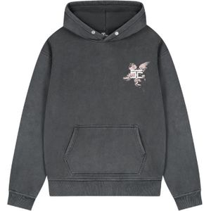 JorCustom Women Above All Fleece Oversized Hoodie - Acid Grey XS