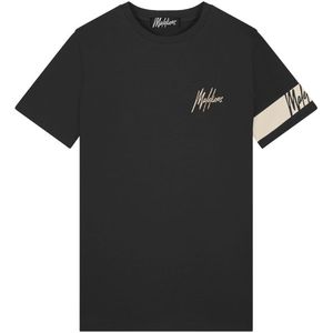 Malelions Captain T-Shirt - Black/Beige