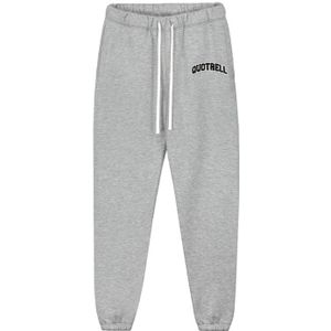 Quotrell Women University Pants - Grey Melee/White L