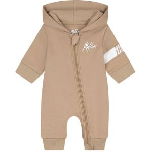 Malelions Baby Captain Tracksuit - Taupe 3-6M