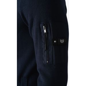 Quotrell Bilbao Knitted Hoodie - Navy S